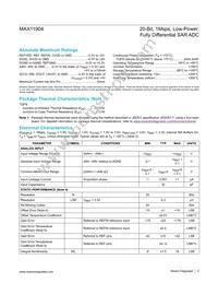 MAX11904ETP+T Datasheet Page 4