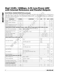 MAX1190ECM+TD Datasheet Page 4