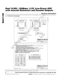 MAX1190ECM+TD Datasheet Page 22