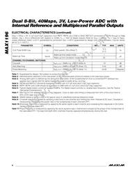 MAX1196ECM+D Datasheet Page 6