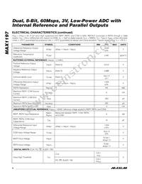 MAX1197ECM+D Datasheet Page 4