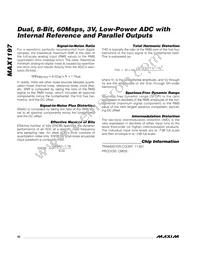 MAX1197ECM+D Datasheet Page 20