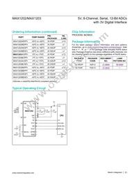 MAX1203BEAP Datasheet Page 23