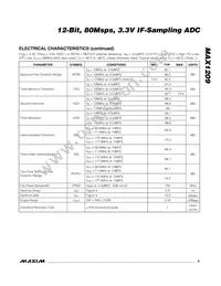 MAX1209ETL+G3U Datasheet Page 3