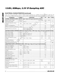 MAX1209ETL+G3U Datasheet Page 4