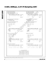 MAX1209ETL+G3U Datasheet Page 20