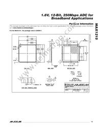 MAX1215EGK+TD Datasheet Page 19