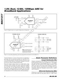 MAX1217ECQ+TD Datasheet Page 18