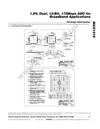 MAX1218ECQ+TD Datasheet Page 21