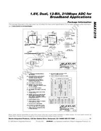 MAX1219ECQ+TD Datasheet Page 21