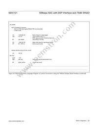 MAX121CWE Datasheet Page 20