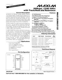 MAX122BC/D Cover