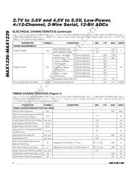 MAX1236EUA+CHV Datasheet Page 4