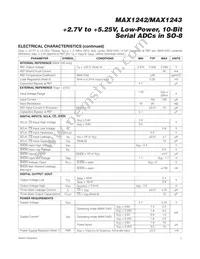 MAX1242BESA/V+T Datasheet Page 3