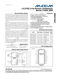 MAX1245BCAP+T Datasheet Cover