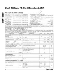 MAX12529ETK+ Datasheet Page 2