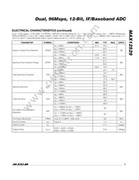 MAX12529ETK+ Datasheet Page 3