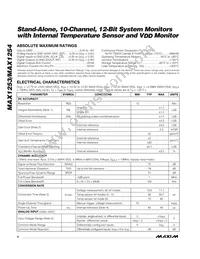 MAX1253BEUE+T Datasheet Page 2