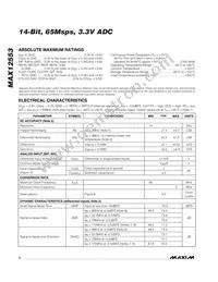 MAX12553ETL+G3U Datasheet Page 2