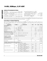 MAX12555ETL+T Datasheet Page 2