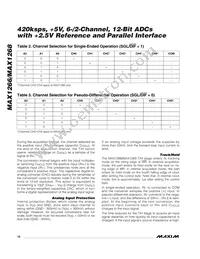 MAX1266AEEI+T Datasheet Page 10