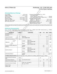 MAX127ACAI+G002 Datasheet Page 2