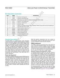 MAX12900ATJ+W Datasheet Page 23