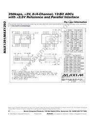 MAX1293AEEG+T Datasheet Page 20