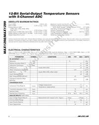 MAX1299CEAE+T Datasheet Page 2