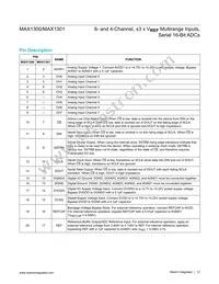 MAX1301BEUP+T Datasheet Page 12