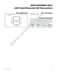 MAX13020ASA+T Datasheet Page 15