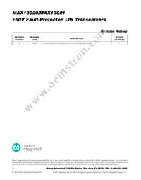 MAX13020ASA+T Datasheet Page 16