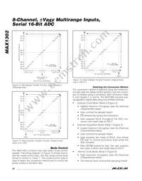 MAX1302BEUG+T Datasheet Page 22