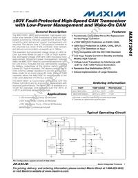 MAX13041ASD/V+T Datasheet Cover