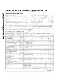 MAX13055EETI+T Datasheet Page 2