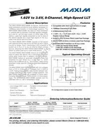 MAX13058EEWG+ Datasheet Cover