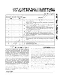 MAX13184EESD+T Datasheet Page 11