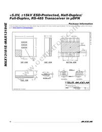 MAX13184EESD+T Datasheet Page 16