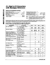 MAX131CMH+TD Datasheet Page 2