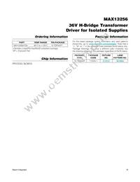 MAX13256ATB+T Datasheet Page 16