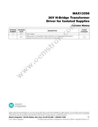 MAX13256ATB+T Datasheet Page 17