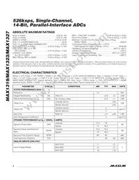 MAX1327ECM+T Datasheet Page 2