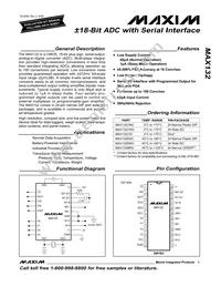 MAX132CWG+TG002 Datasheet Cover