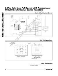 MAX13342EEBC+T Datasheet Page 16