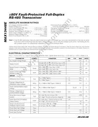 MAX13448EESD+ Datasheet Page 2