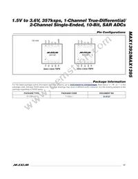 MAX1392ETB+T Datasheet Page 17