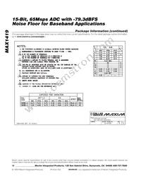 MAX1419ETN+TD Datasheet Page 18