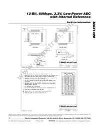 MAX1420CCM+TD Datasheet Page 17