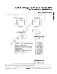 MAX1421ECM+TD Datasheet Page 17