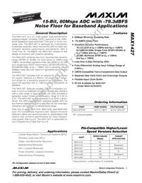 MAX1427ETN+TD Datasheet Cover